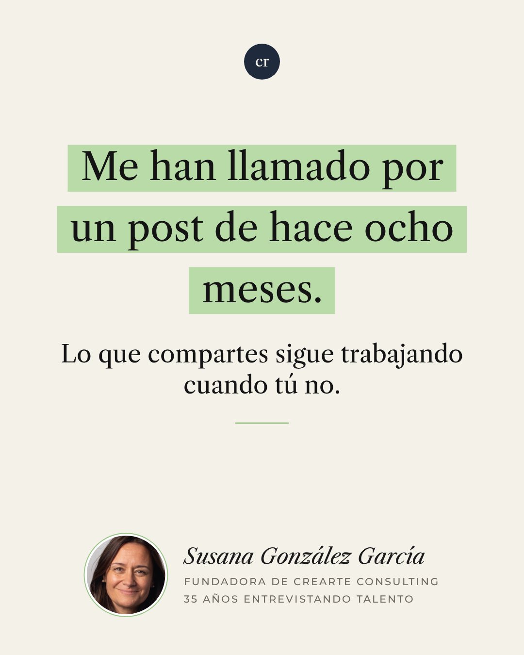 Me han llamado por un post de hace ocho meses.
